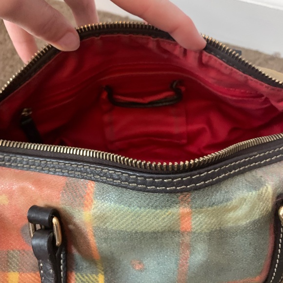 Retro Ladybug Plaid Downey & Bourke Shoulder Purse - Picture 7 of 10